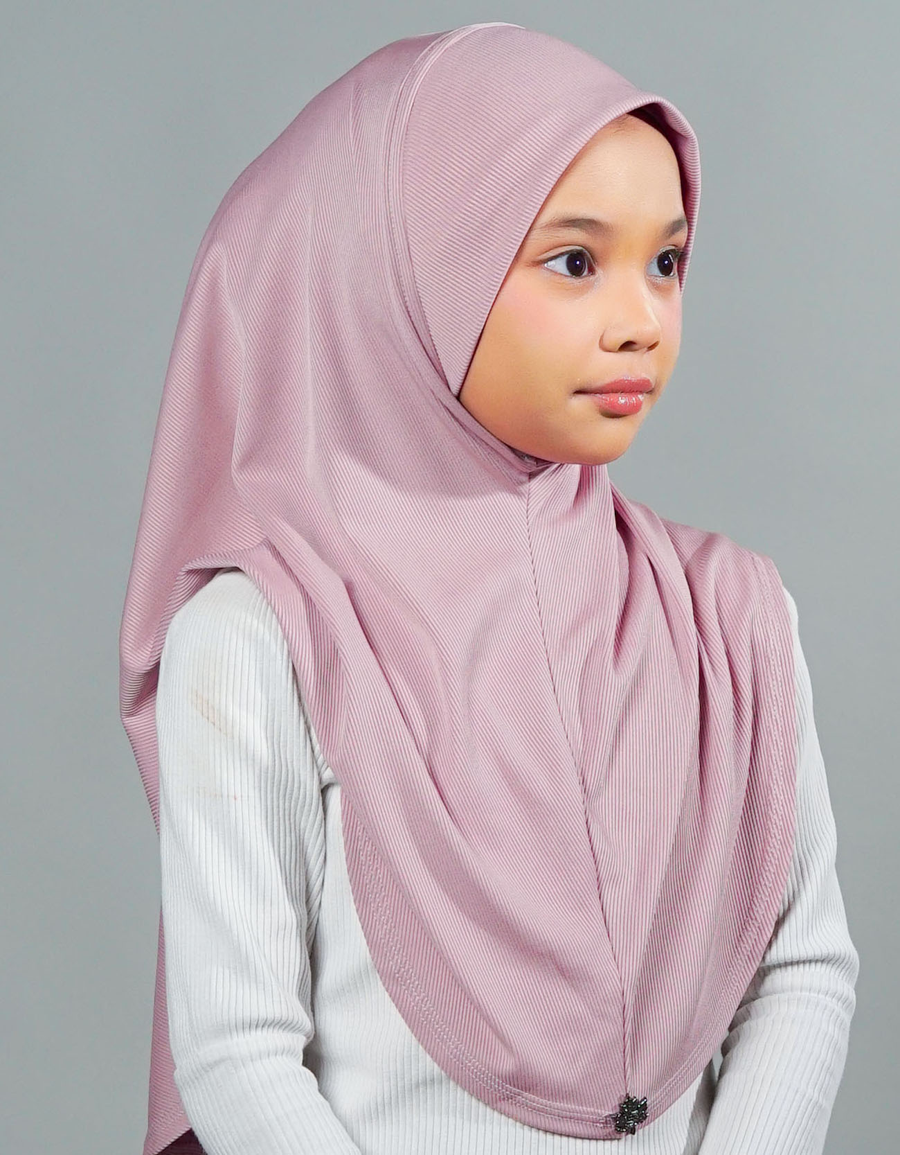 Eshal Plain Kids - 01 Thistle Purple