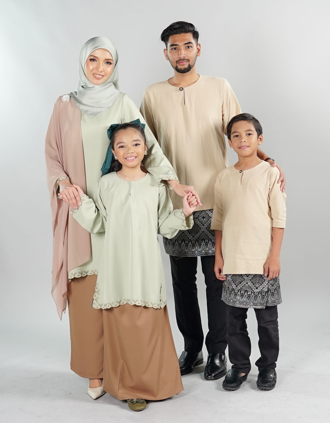 Radeen Kurta Kids - 02 Light Brown