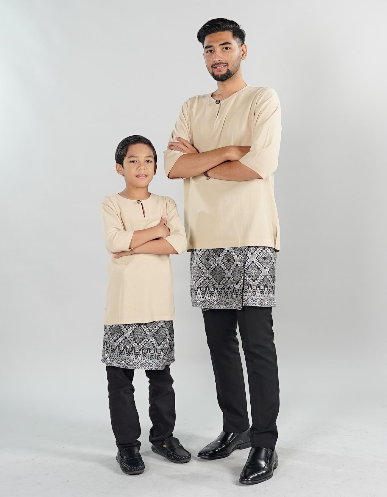 Radeen Kurta Kids - 02 Light Brown