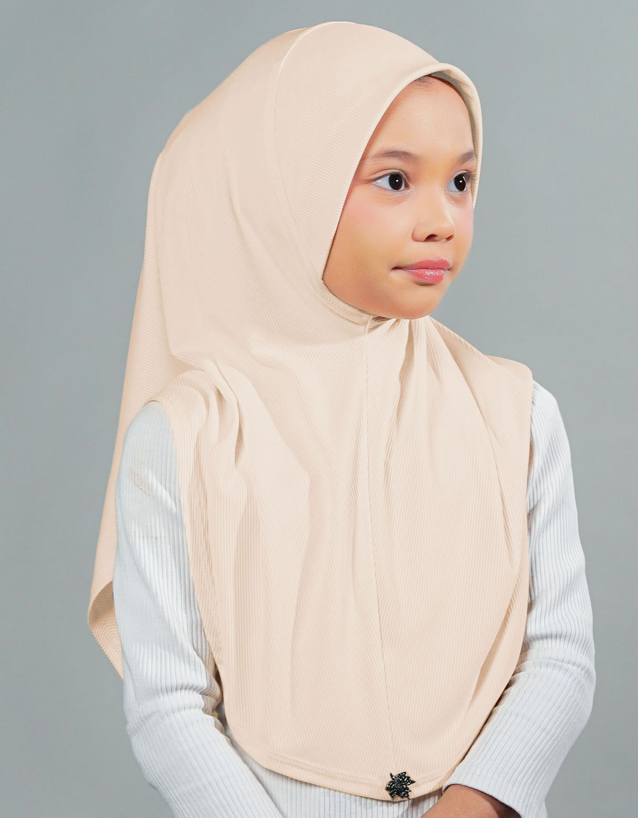 Eshal Plain Kids - 03 Cream