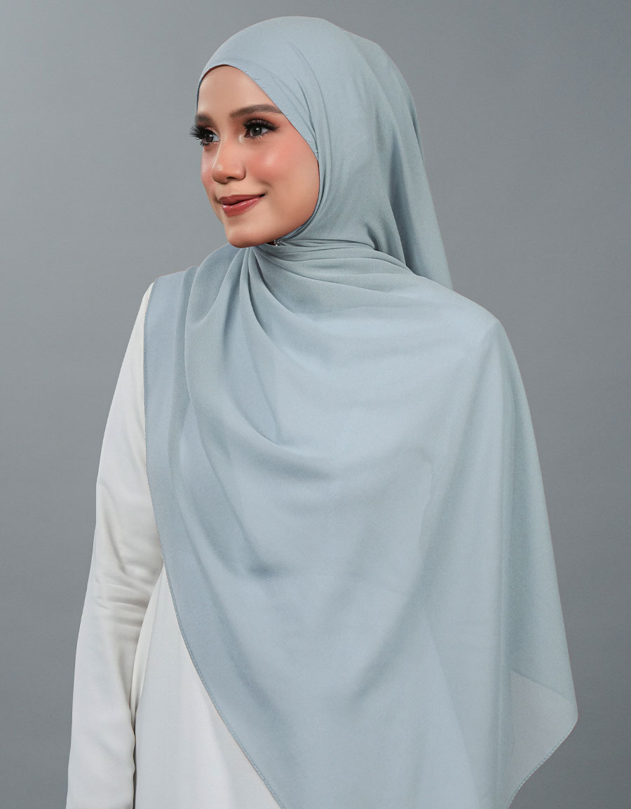 Neya Shawl Plain - 04 Baby Blue