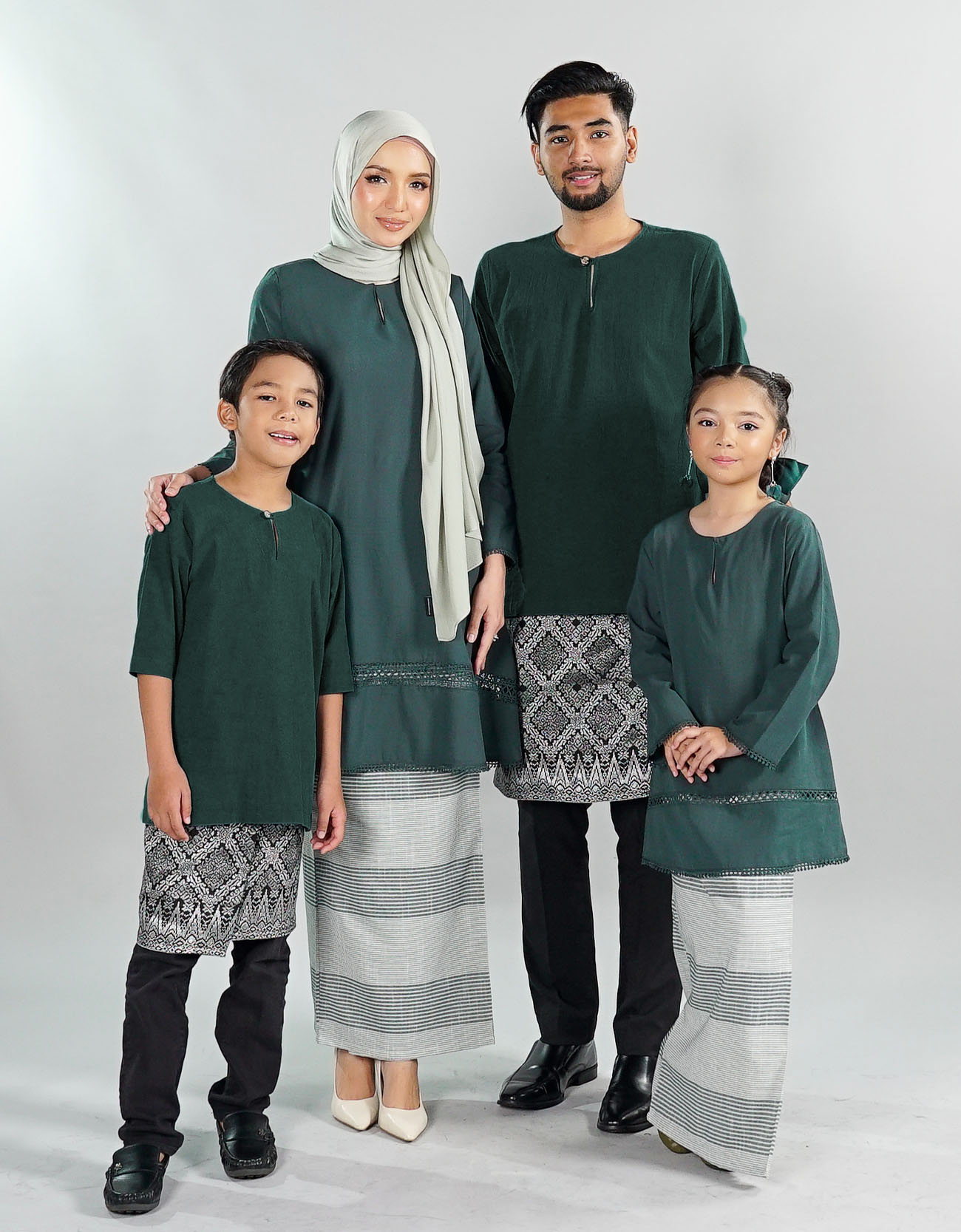 Radeen Kurta Kids - 05 Emerald Green