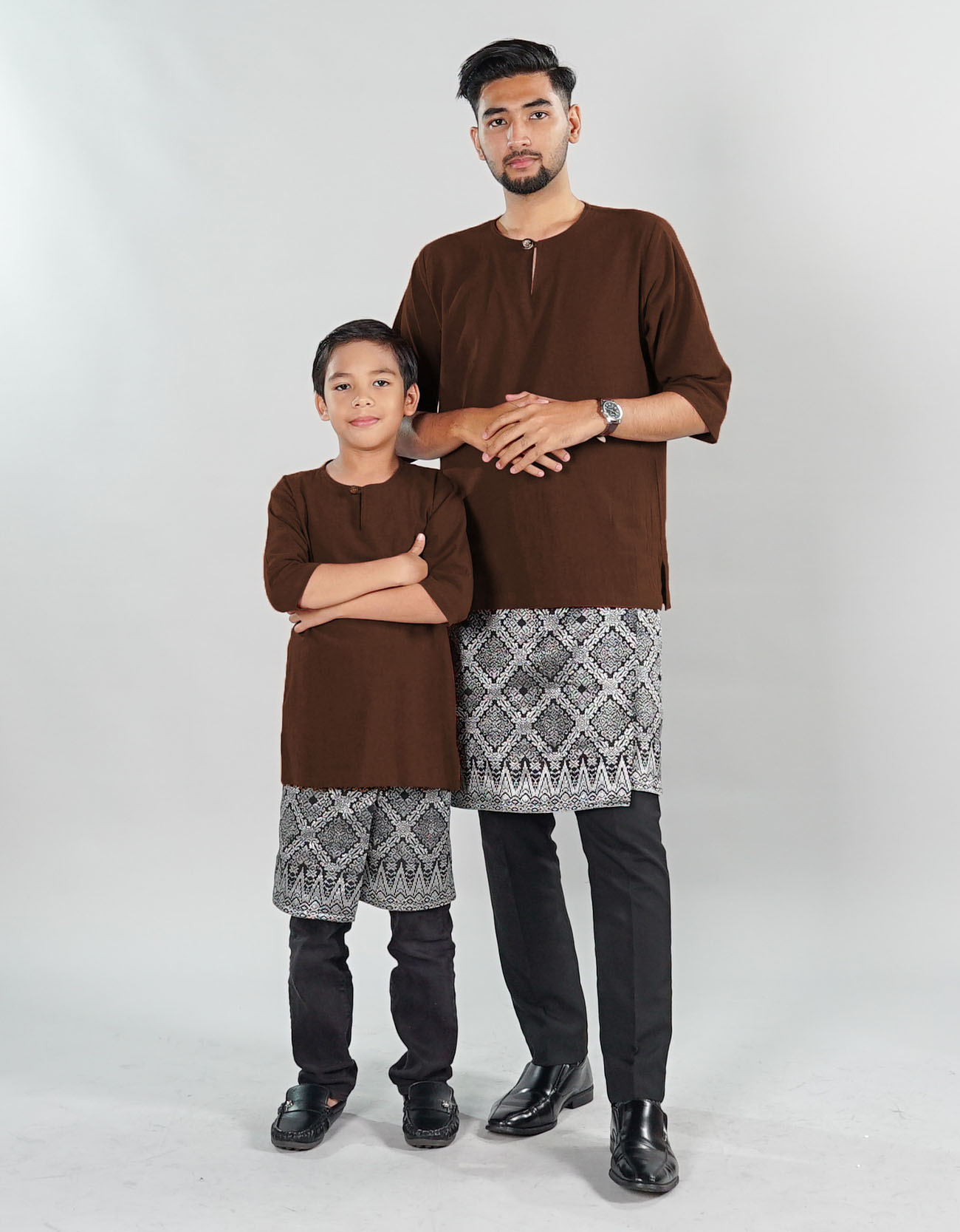 Radeen Kurta Kids - 09 Dark Brown