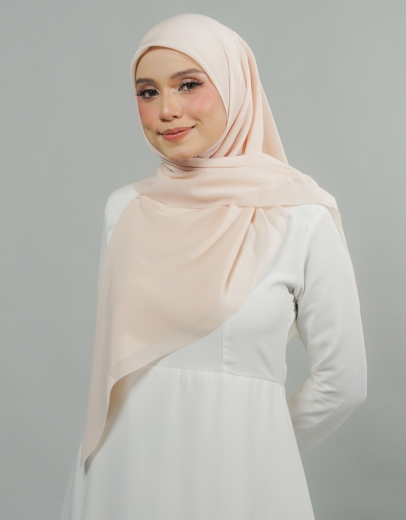 Ines Bawal Plain - 02 Beige Cream