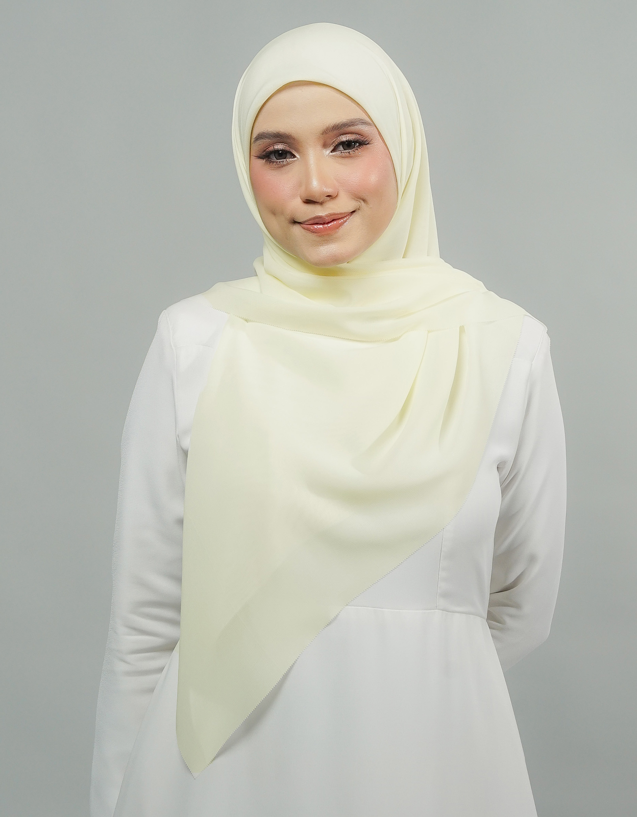 Ines Bawal Plain - 03 Cream