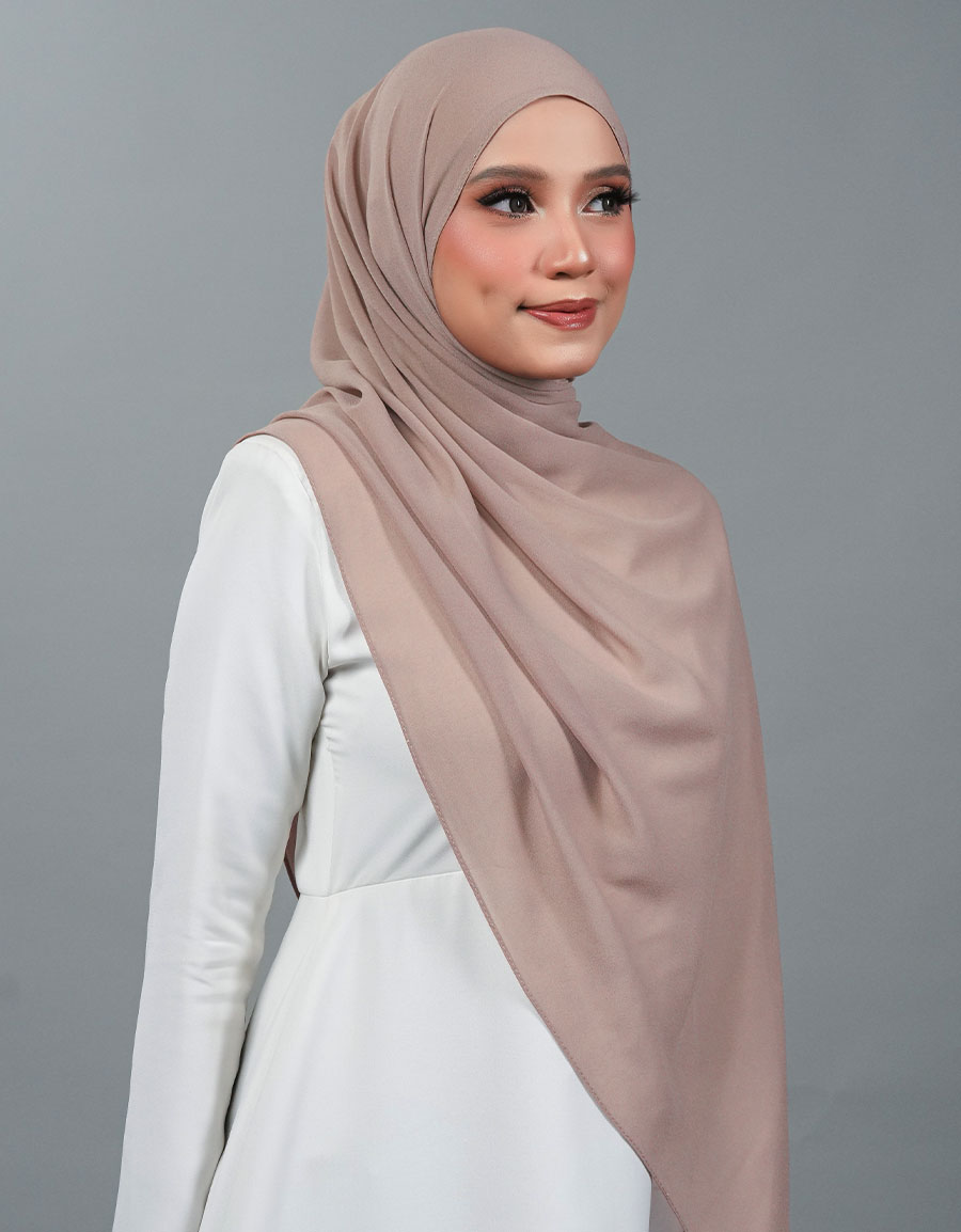 Neya Shawl Plain - 15 Caramel