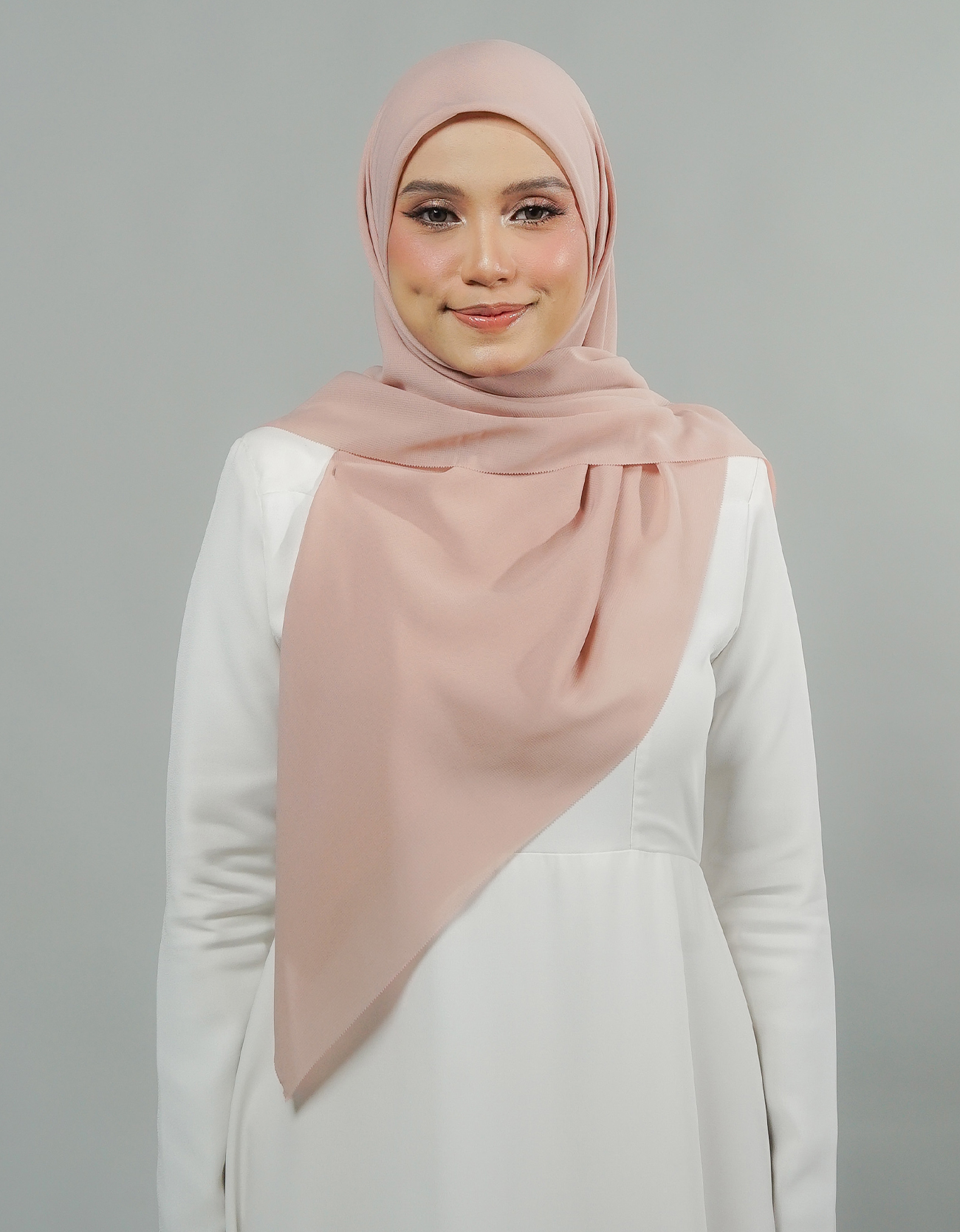 Ines Bawal Plain - 01 Dusty Pink