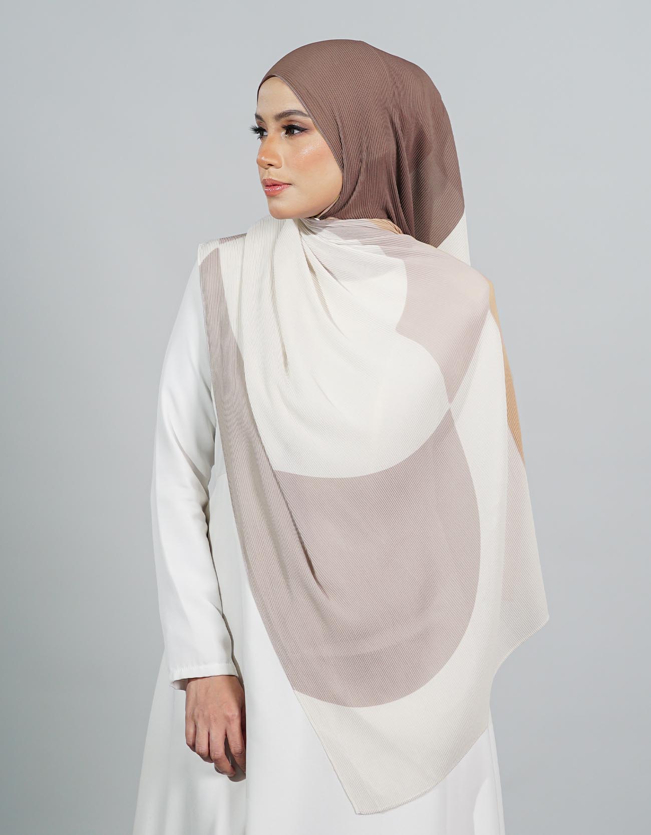 Saqira Pleated Shawl - 02 Miami