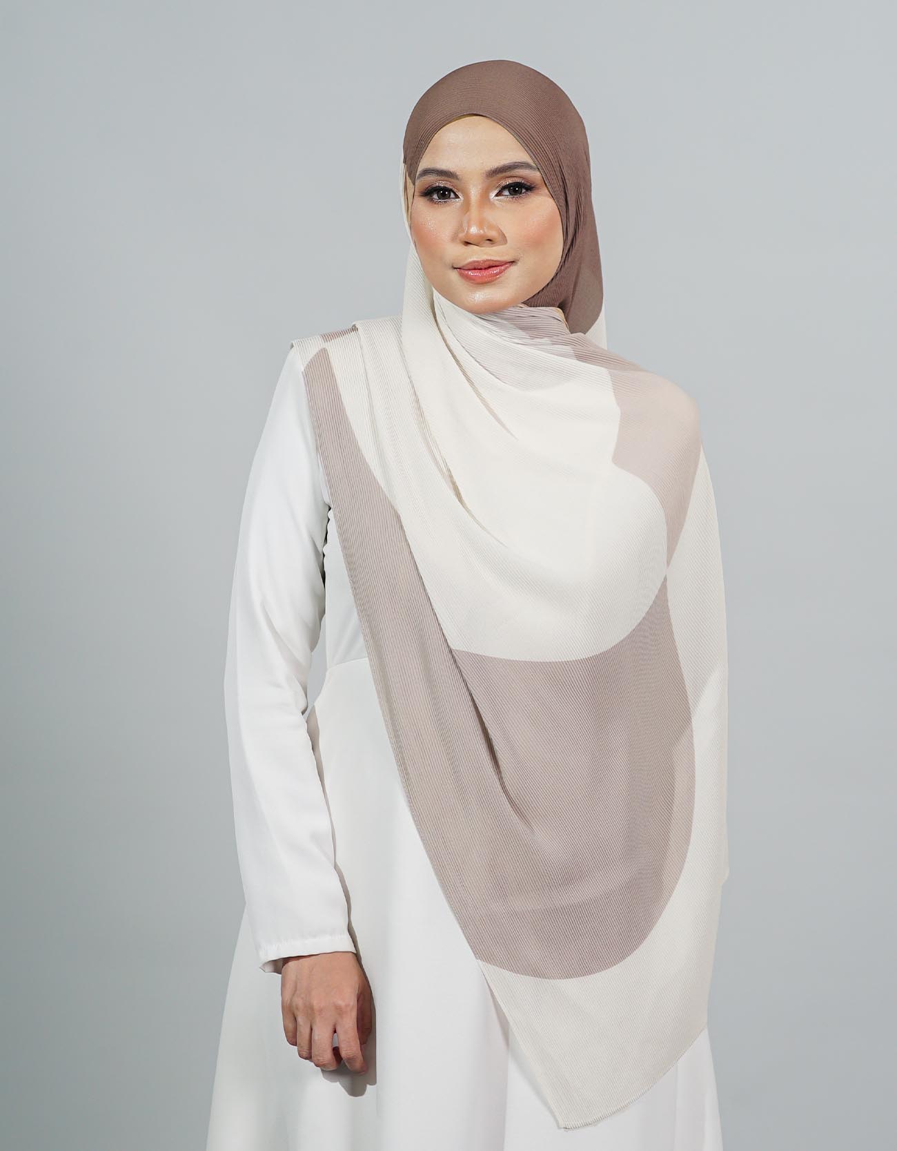 Saqira Pleated Shawl - 02 Miami