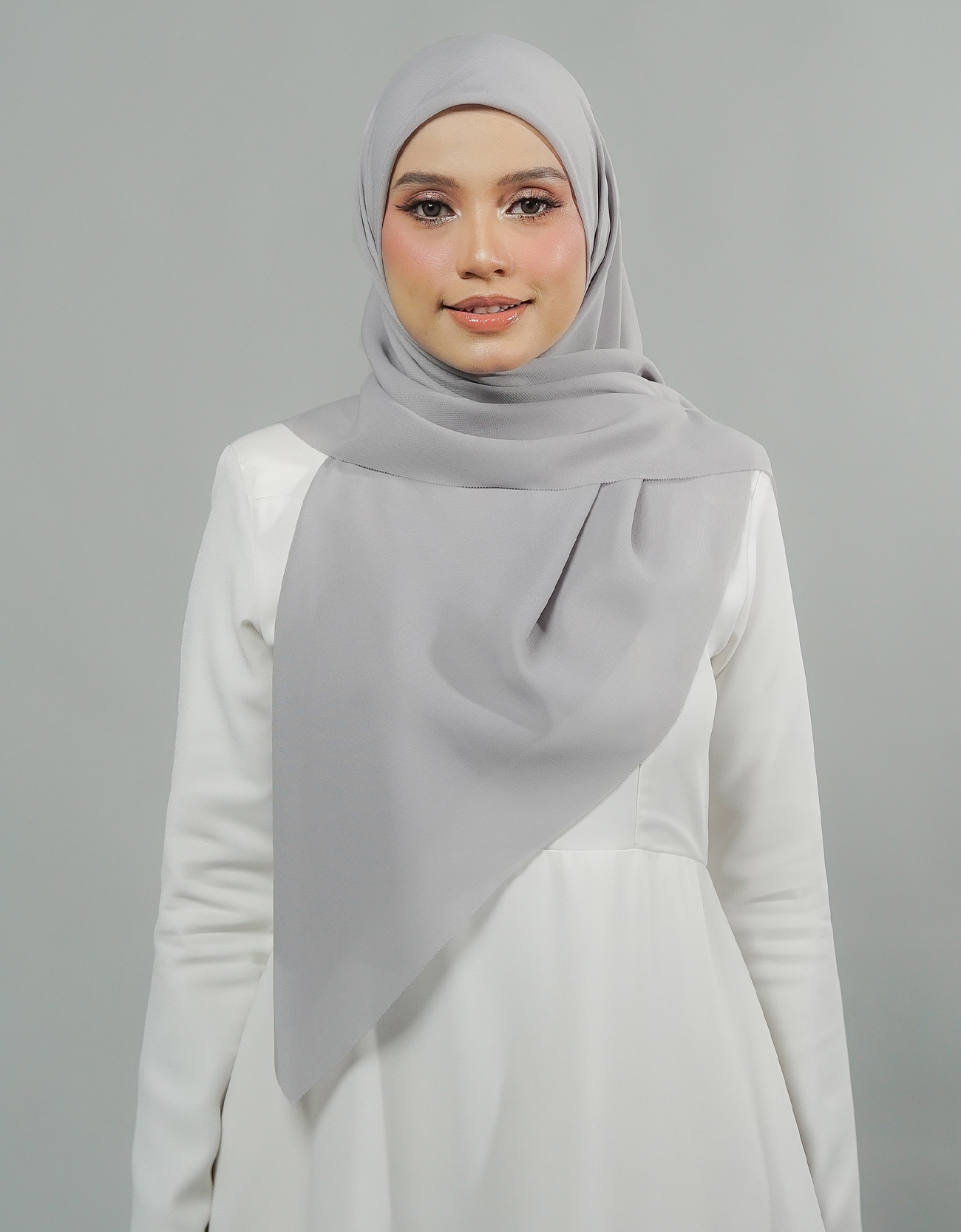 Ines Bawal Plain - 12 Smoke Grey