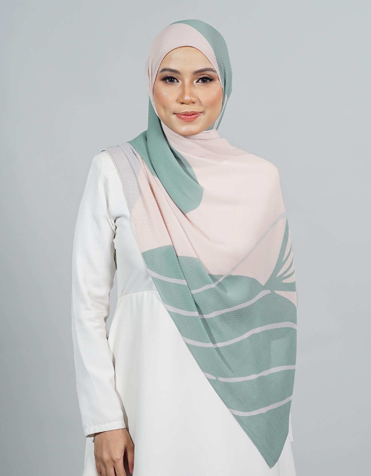 Saqira Pleated Shawl - 06 Jeju