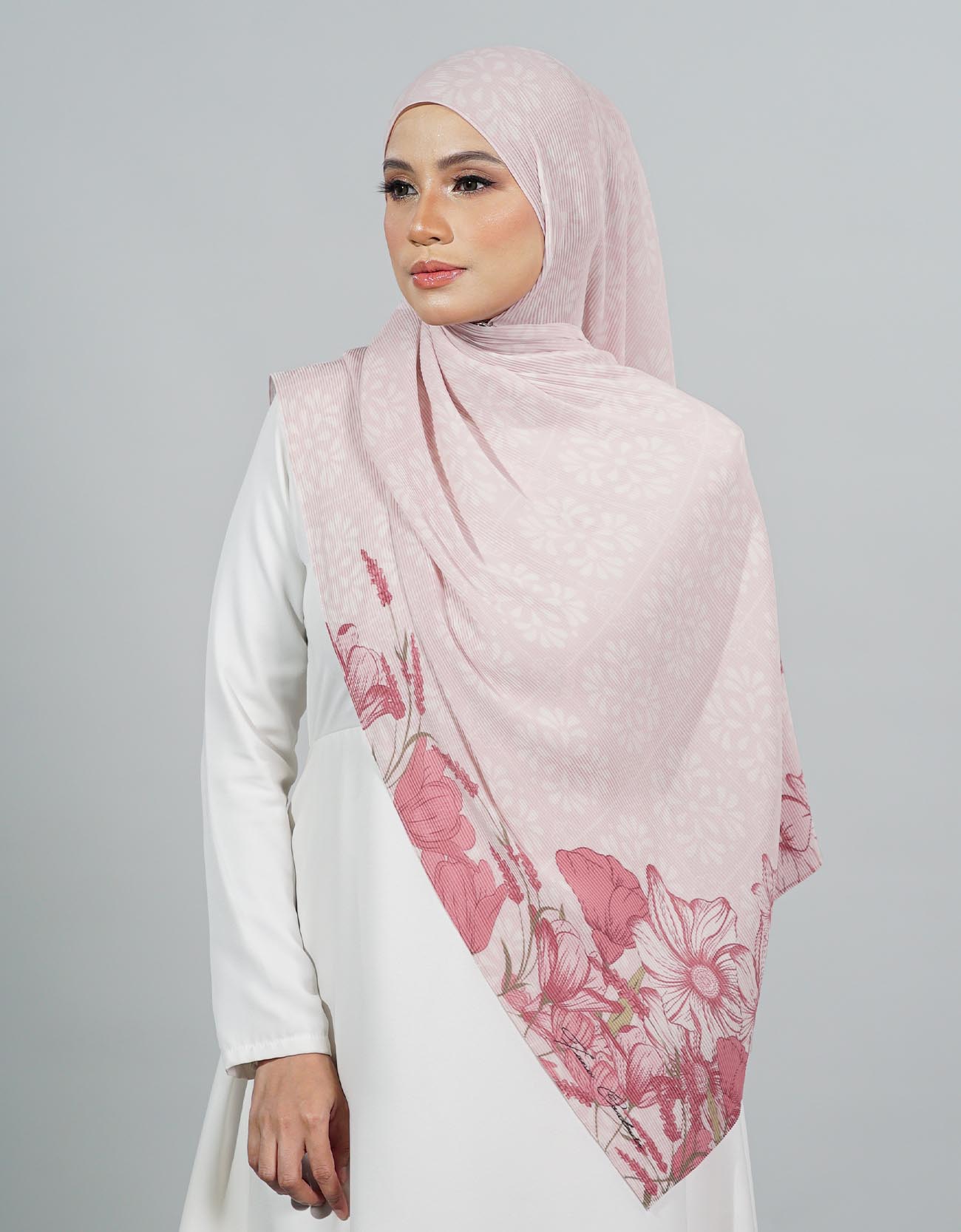 Saqira Pleated Shawl - 07 Osaka