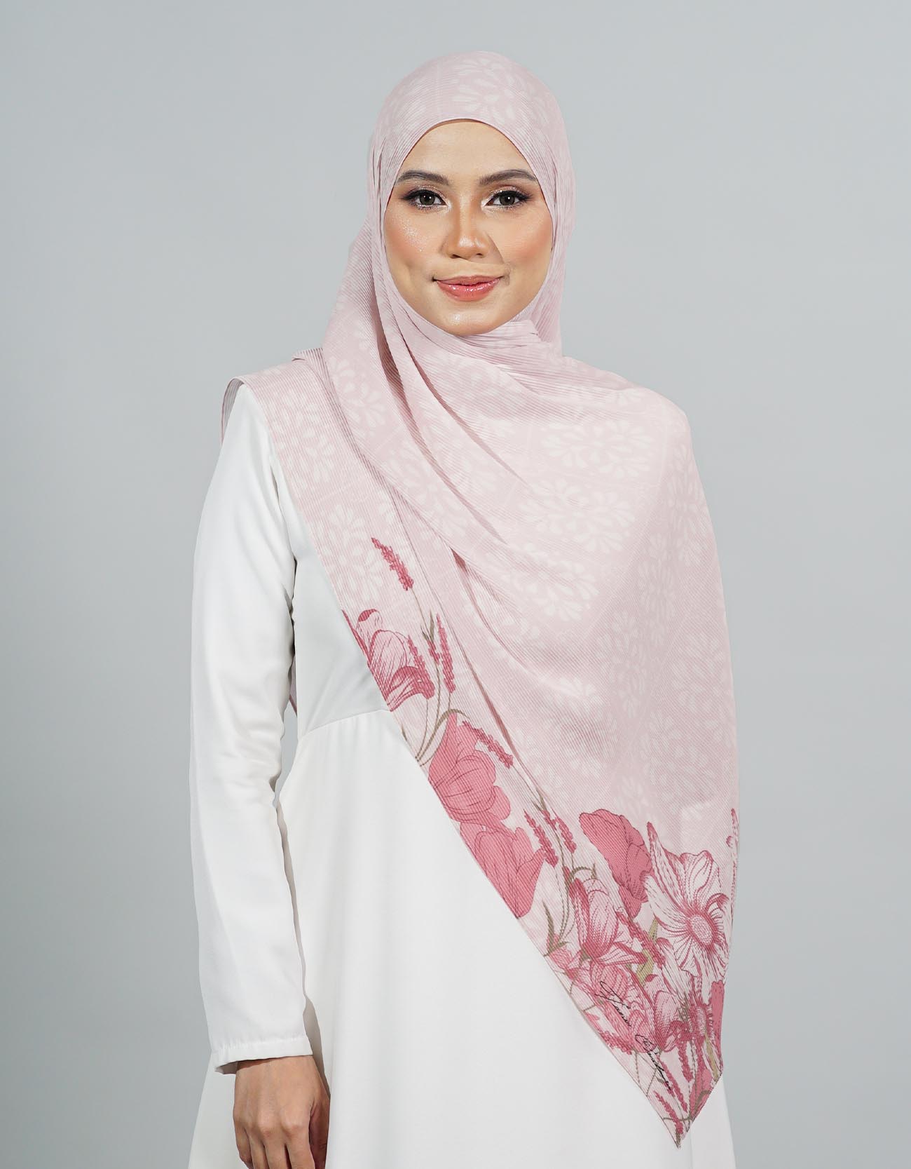 Saqira Pleated Shawl - 07 Osaka
