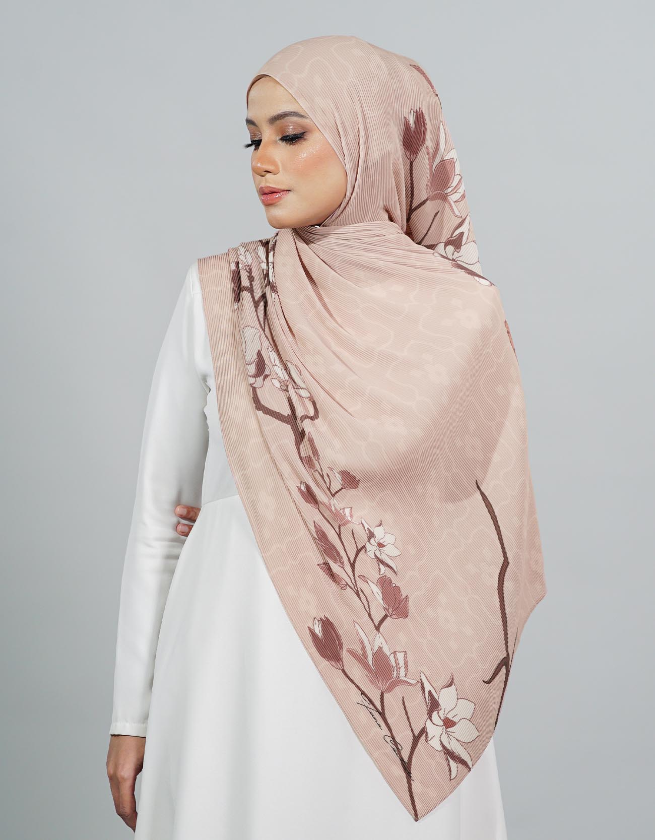 Saqira Pleated Shawl - 09 Istanbul