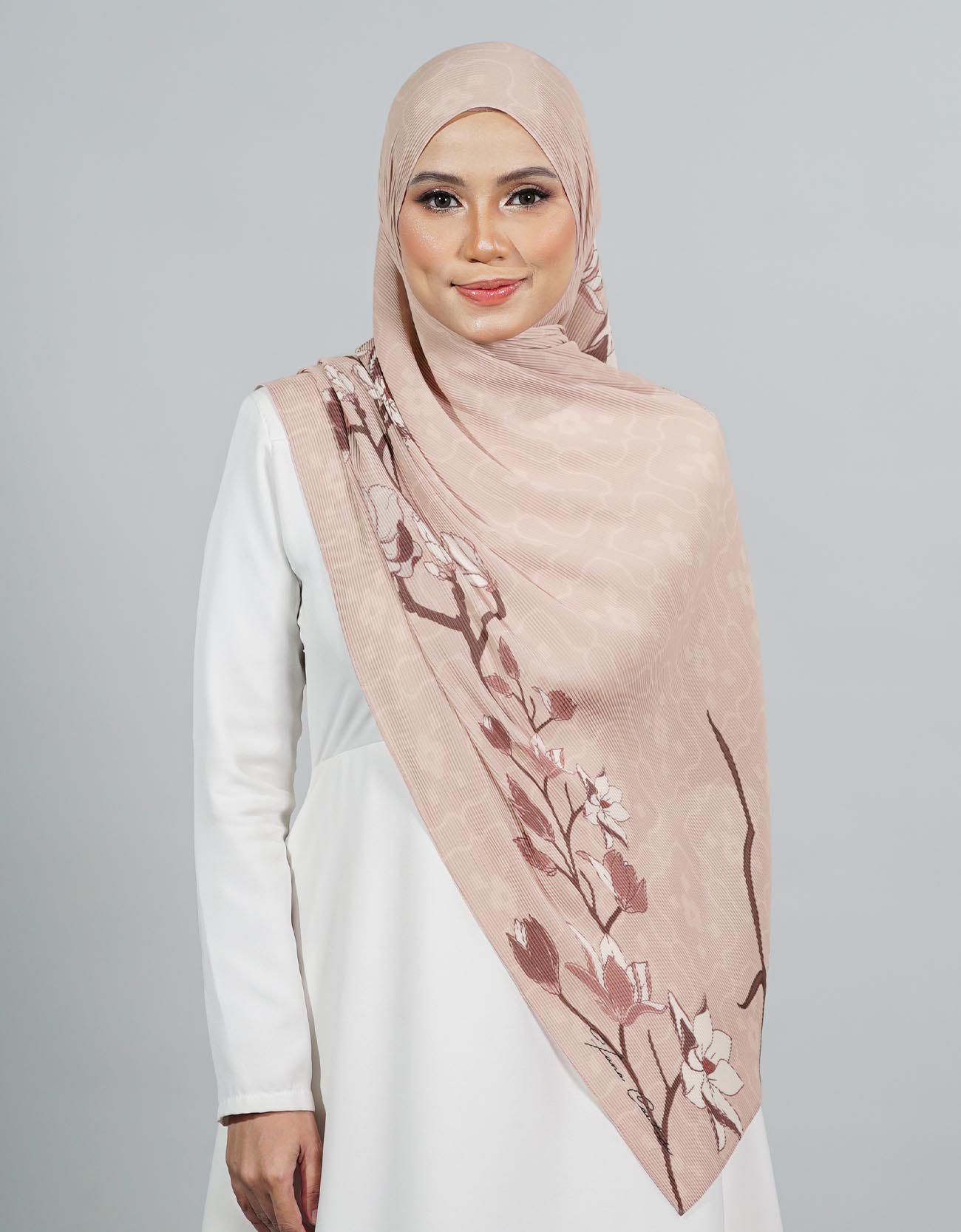 Saqira Pleated Shawl - 09 Istanbul