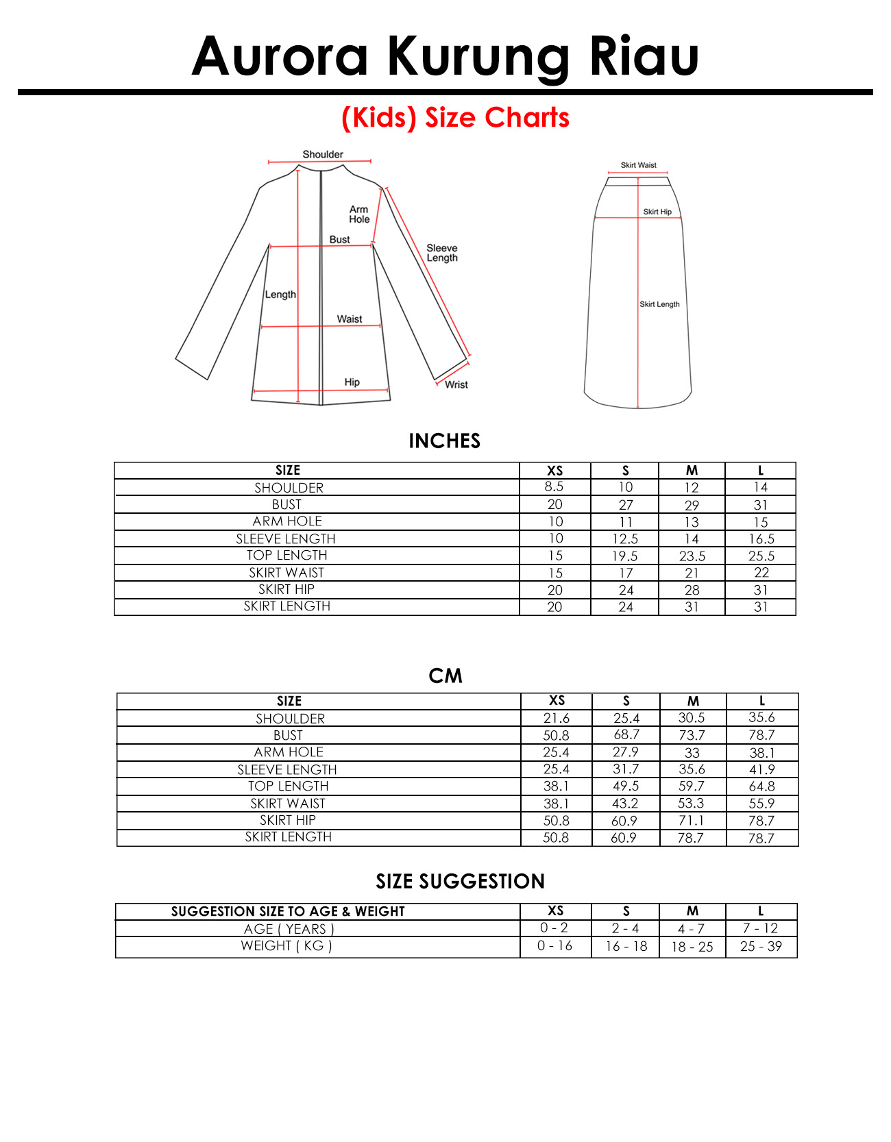 Aurora Kurung Riau - 06 Orange