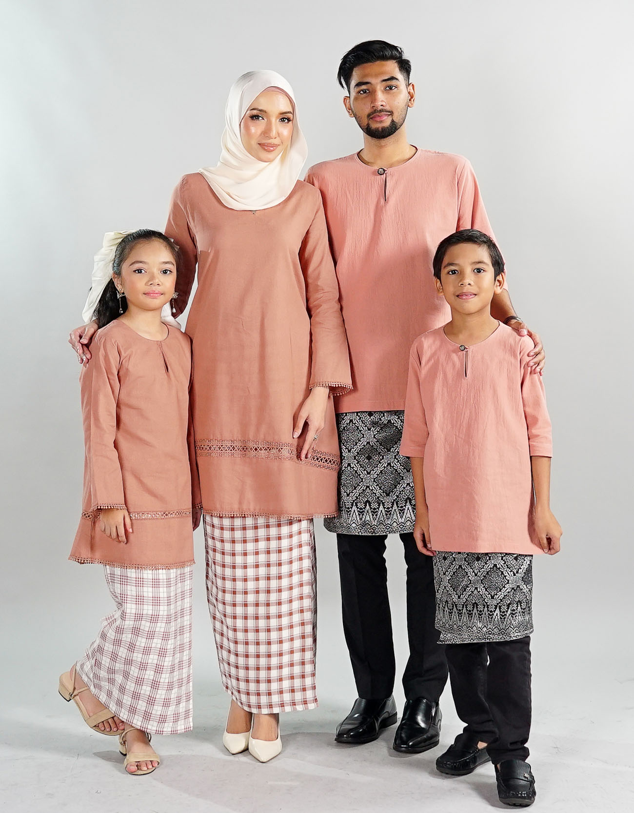 Aurora Kurung Riau Kids - 06 Orange
