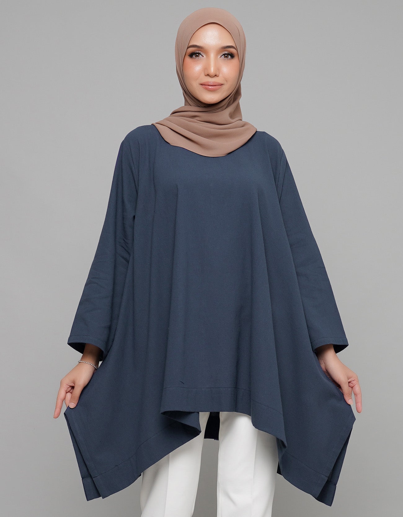 Lily Blouse Cotton Loose Ironless