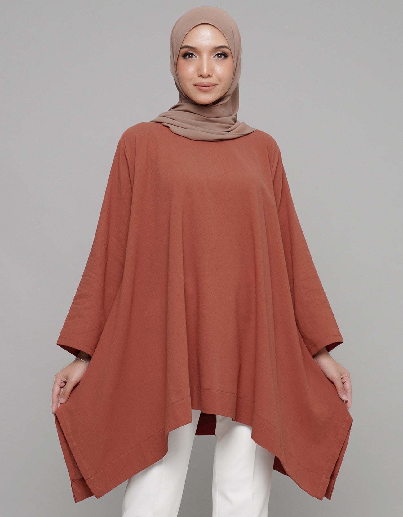 Lily Blouse Cotton Loose Ironless