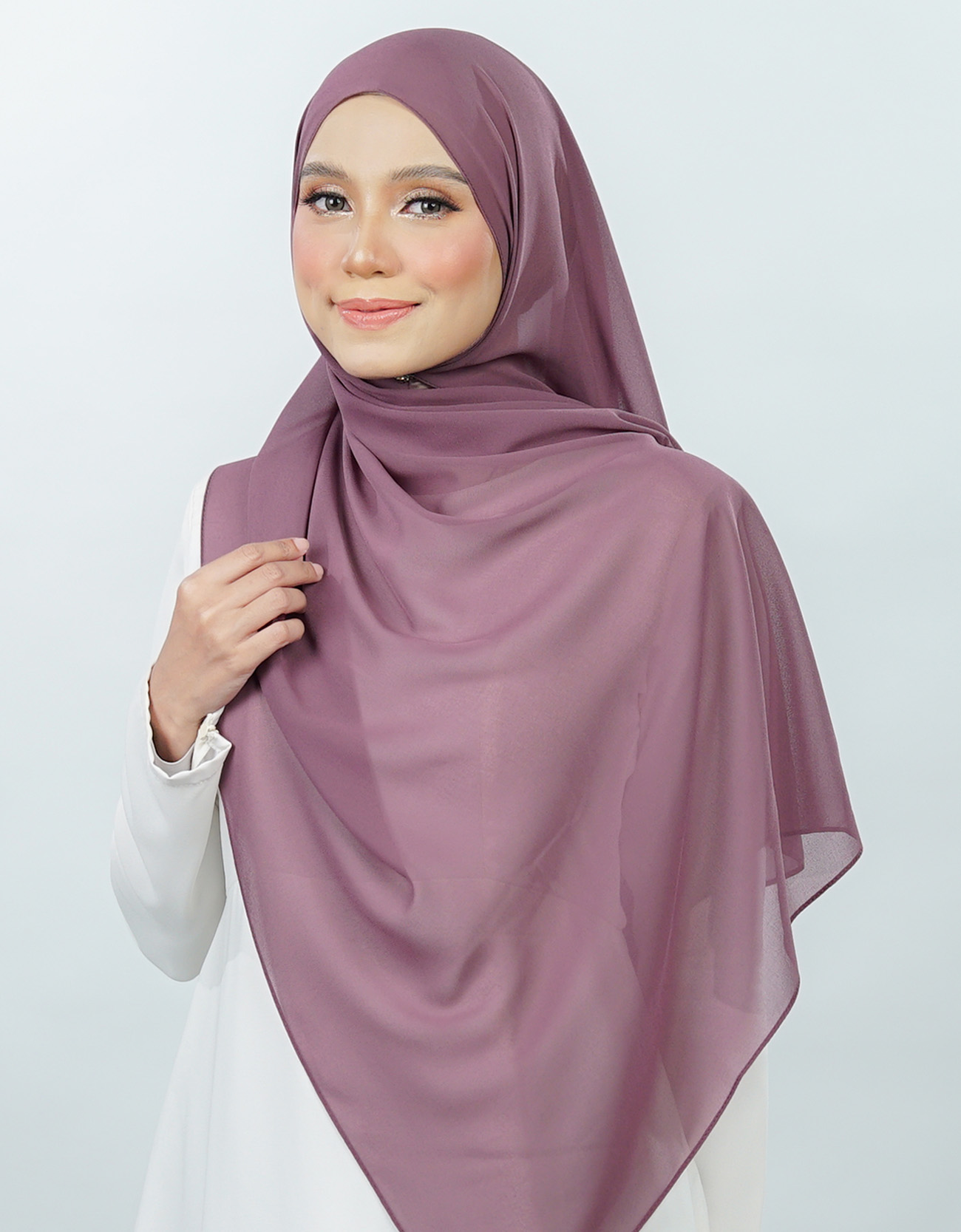 Neya Shawl Plain - 03 - Grape