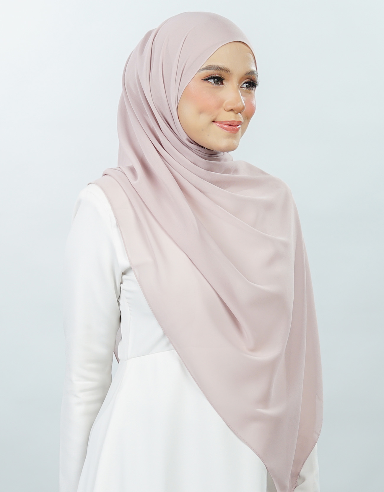 Neya Shawl Plain - 06 - Dusty Pink