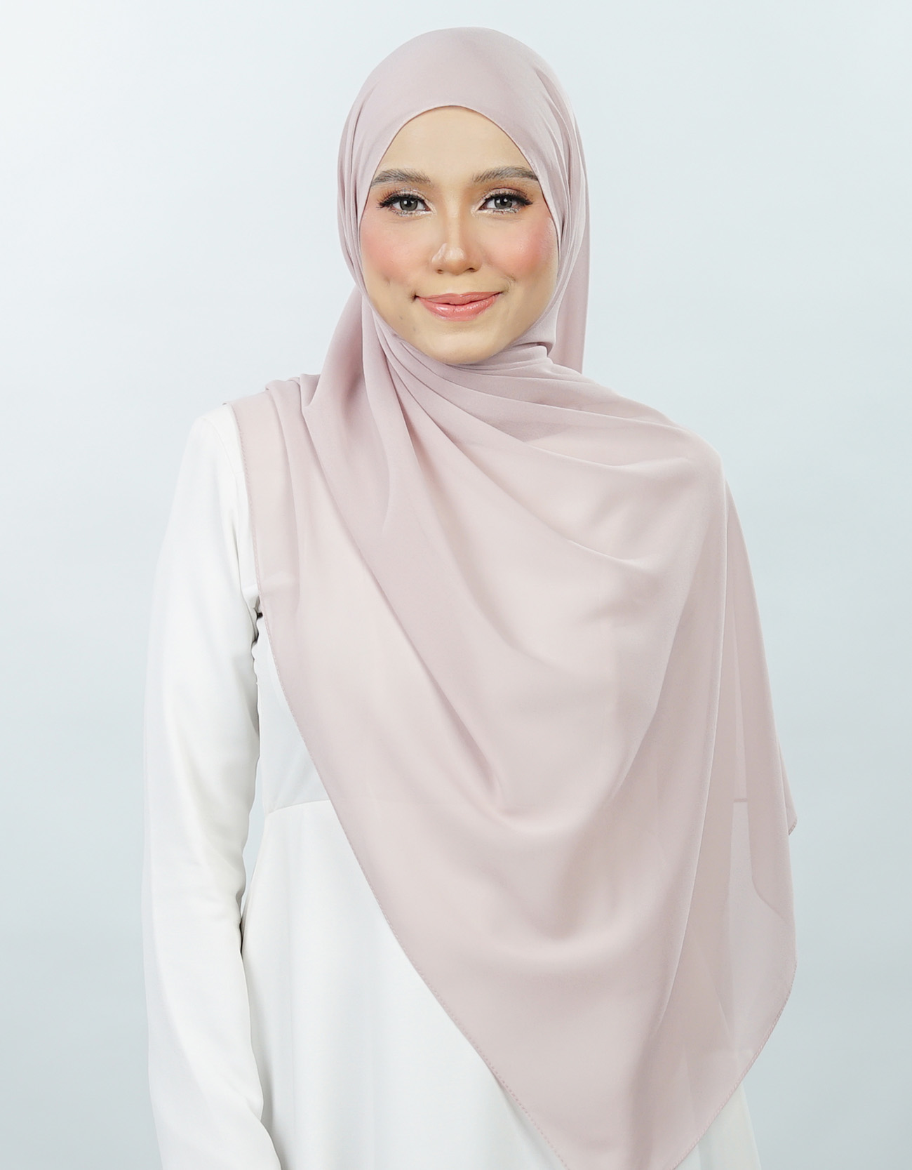 Neya Shawl Plain - 06 - Dusty Pink