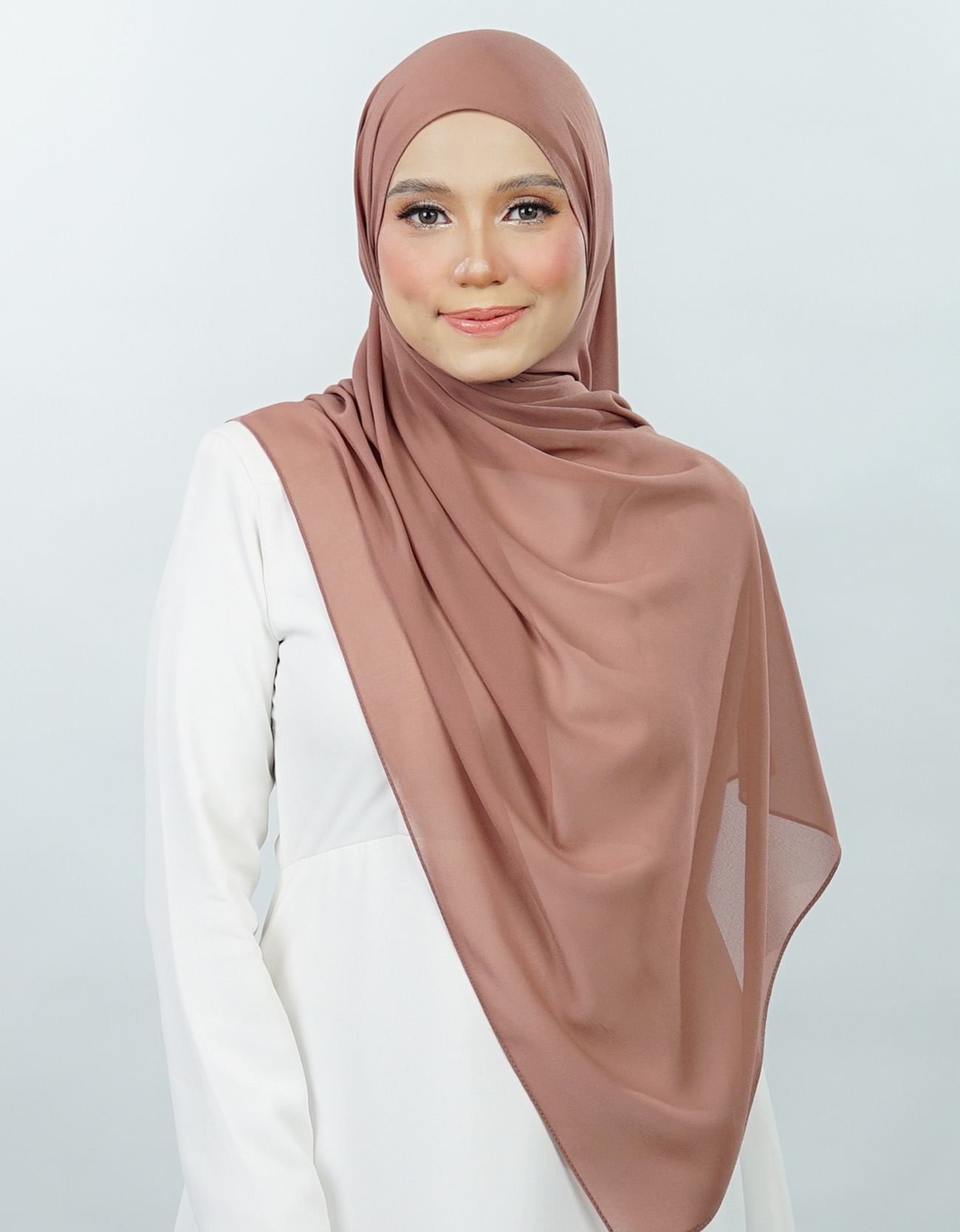 Neya Shawl Plain - 09 - Rose Dust