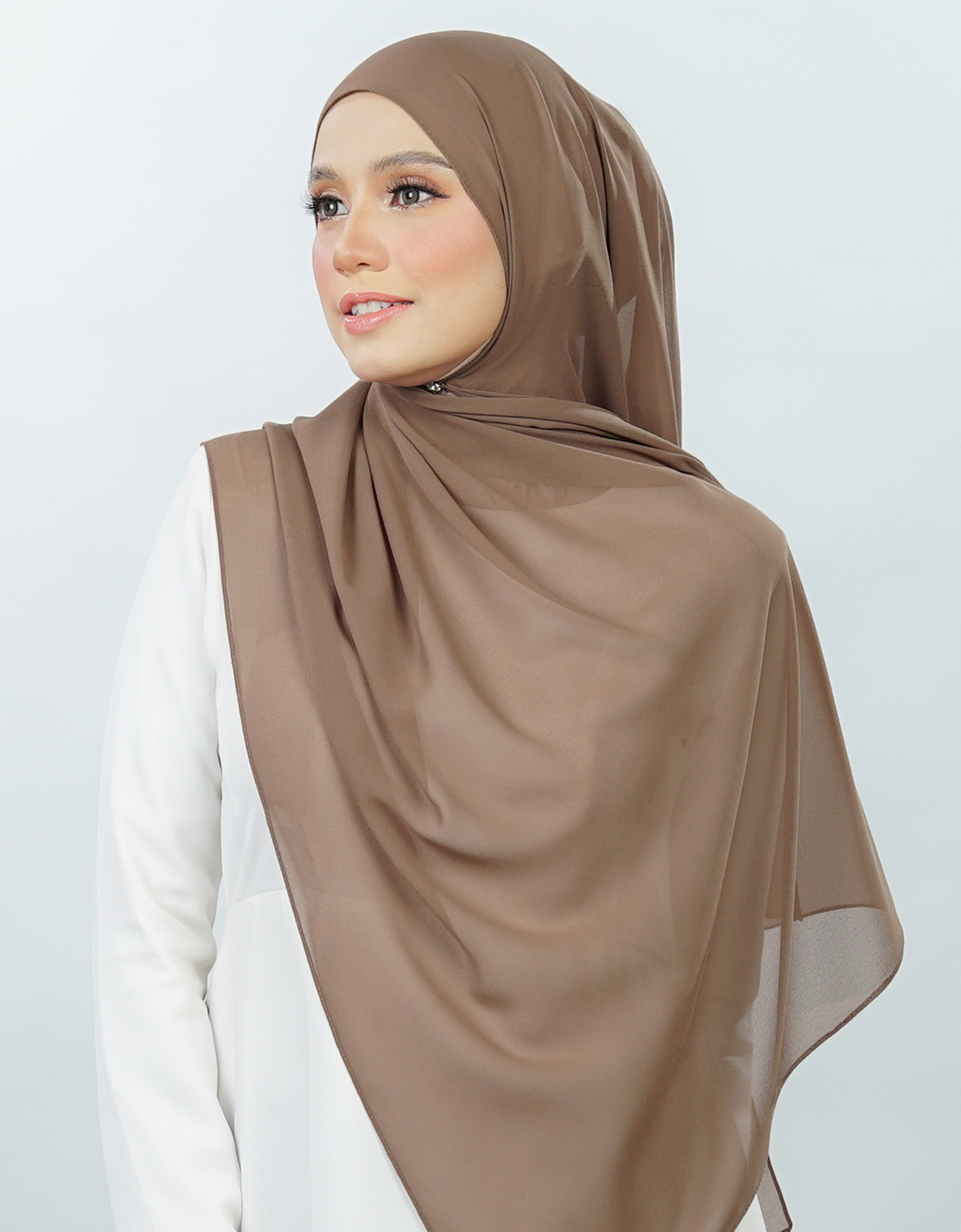 Neya Shawl Plain - 11 - Umber