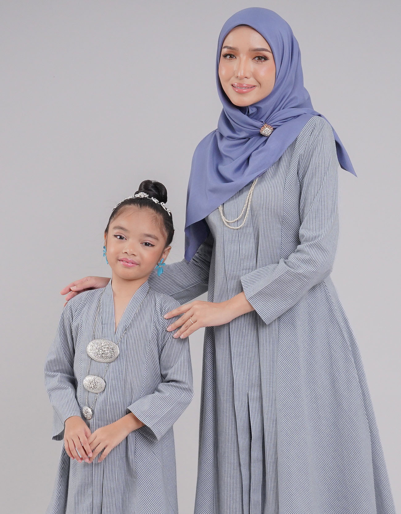 Mahsuri Kebarung Cotton - 01 Blue