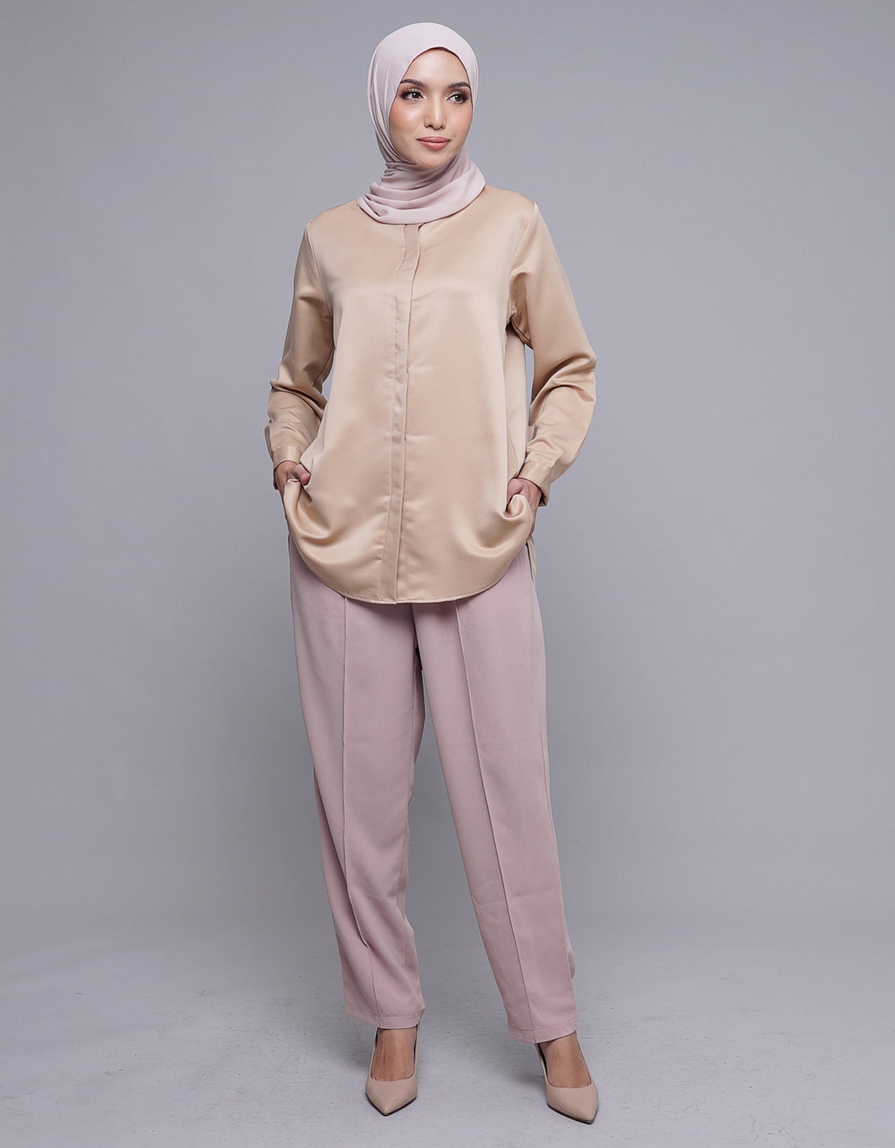 Lyla Pants High Waisted Tapered Pants