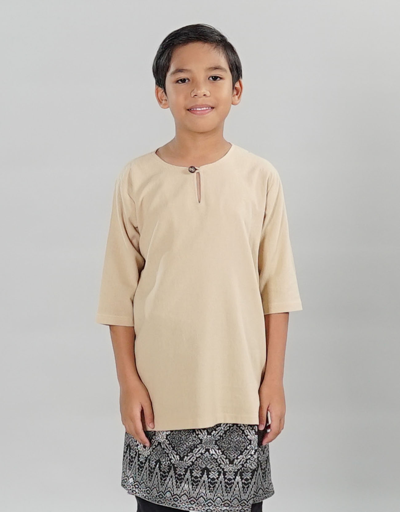 Radeen Kurta Kids - 02 Light Brown