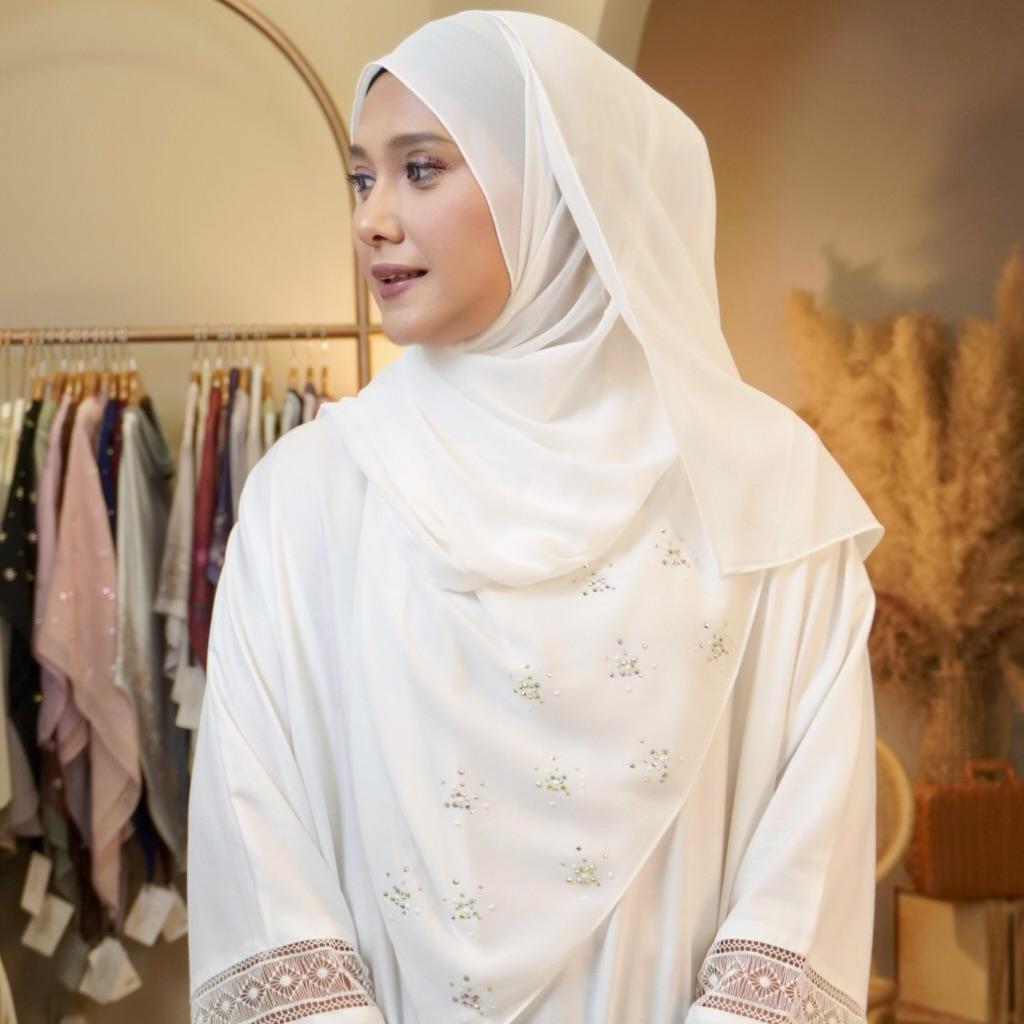 Diana Shawl Plain - 02 Off White