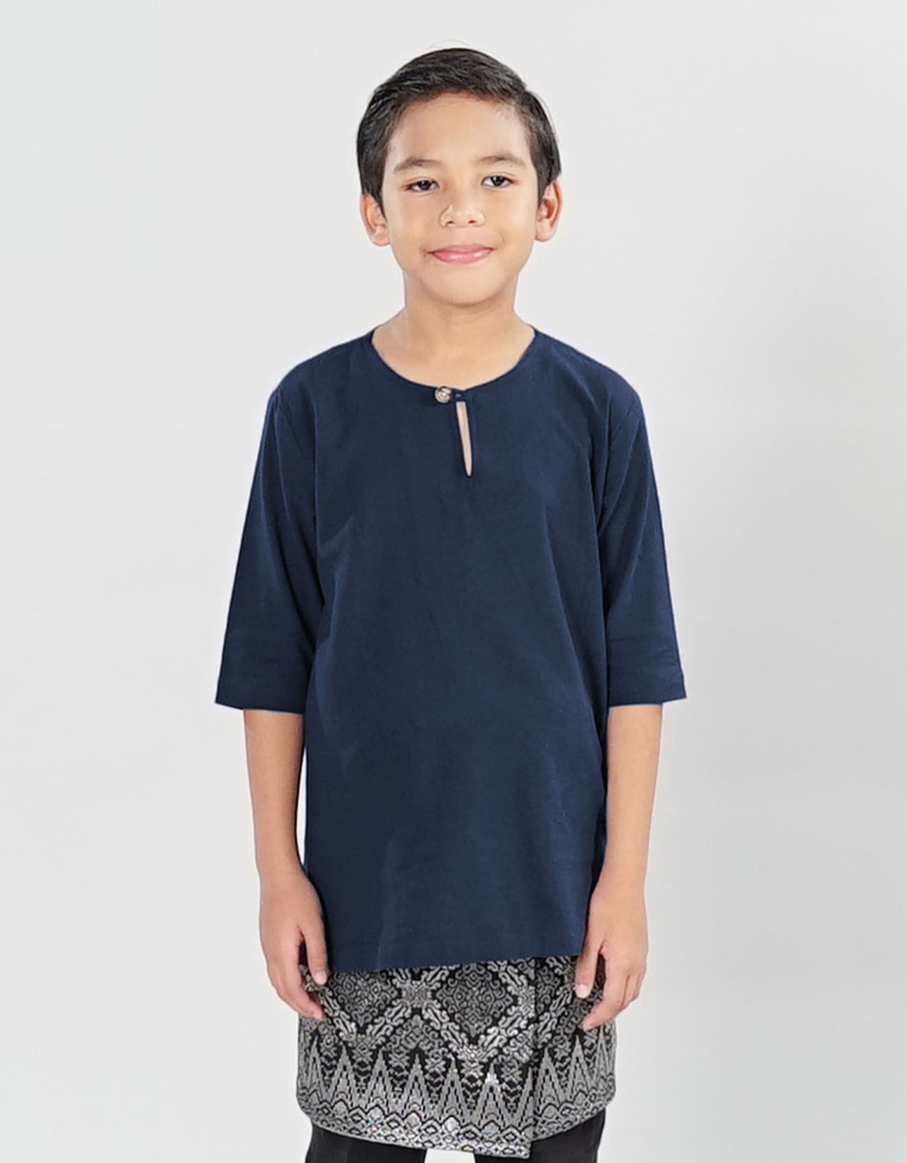 Radeen Kurta Kids - 03 Navy Blue