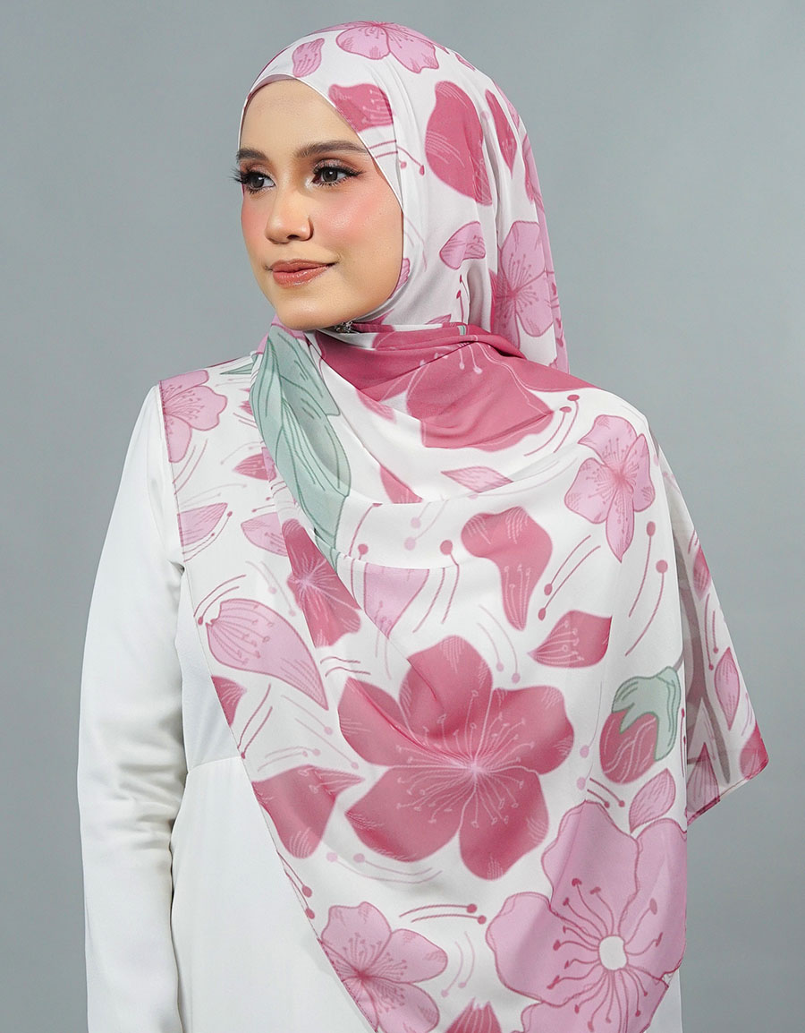Sofea Long Shawl - 04 Sephia