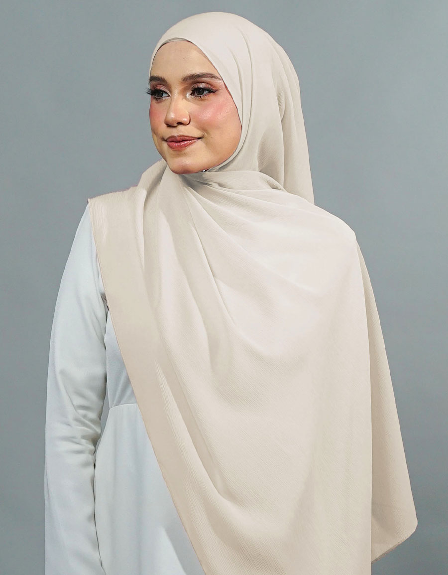 Ireesya Shawl Plain - 04 Papaya Whip