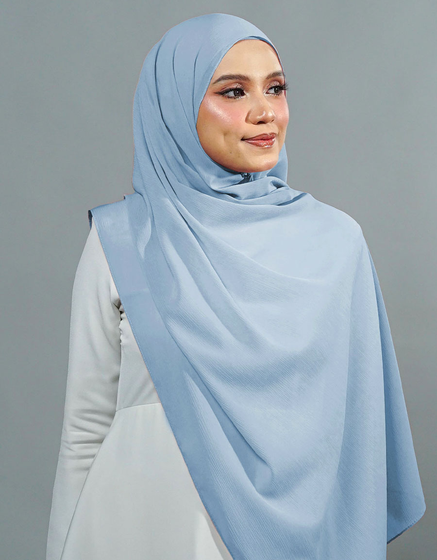 Ireesya Shawl Plain - 05 Baby Blue