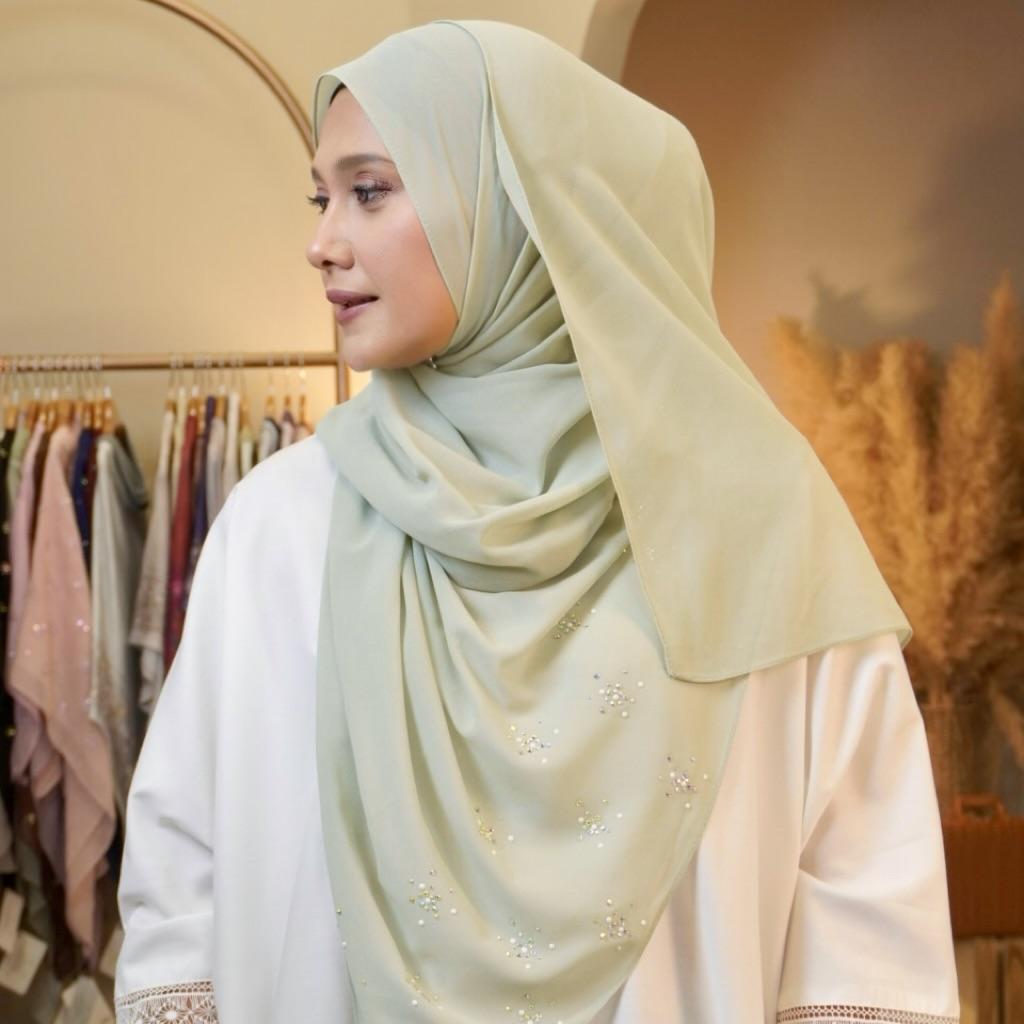 Diana Shawl Plain - 06 Sage Green