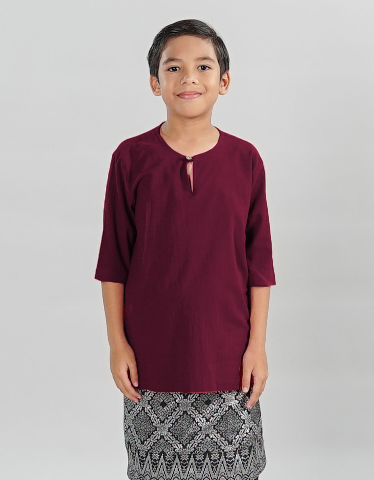 Radeen Kurta Kids - 07 Maroon