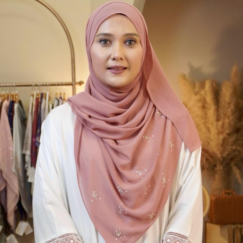 Diana Shawl Plain - 08 Rosewood