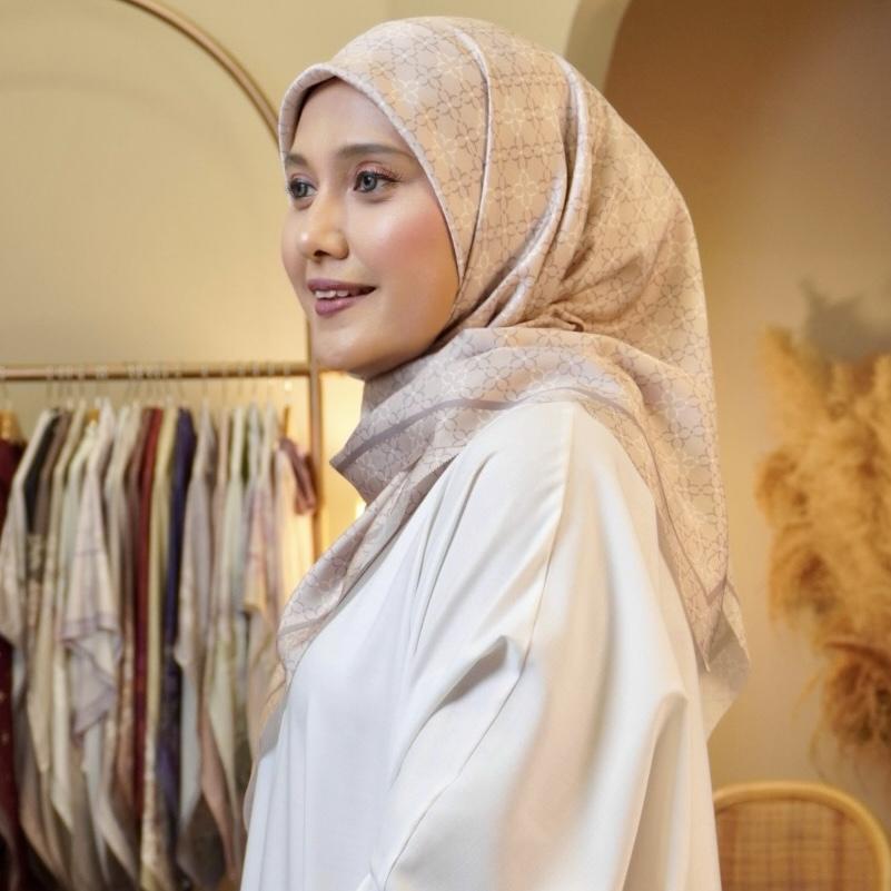 Hanum Bawal Printed - 08 Sandstone