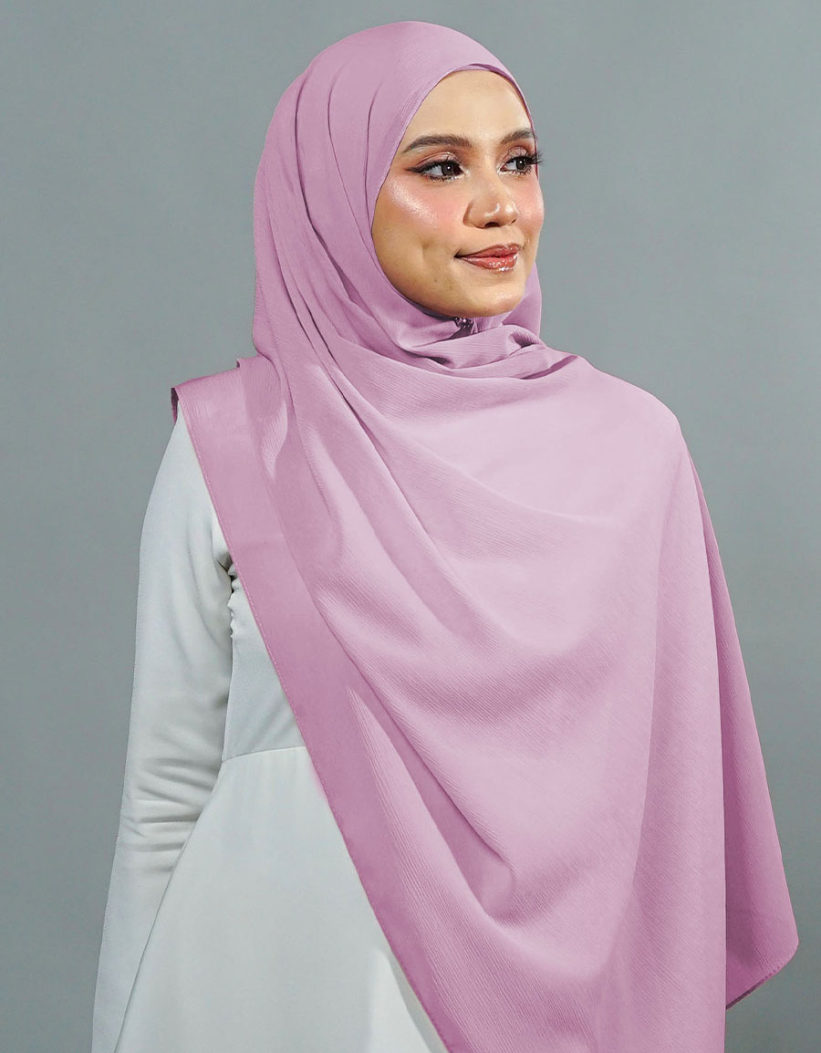 Ireesya Shawl Plain - 09 Rose Pink