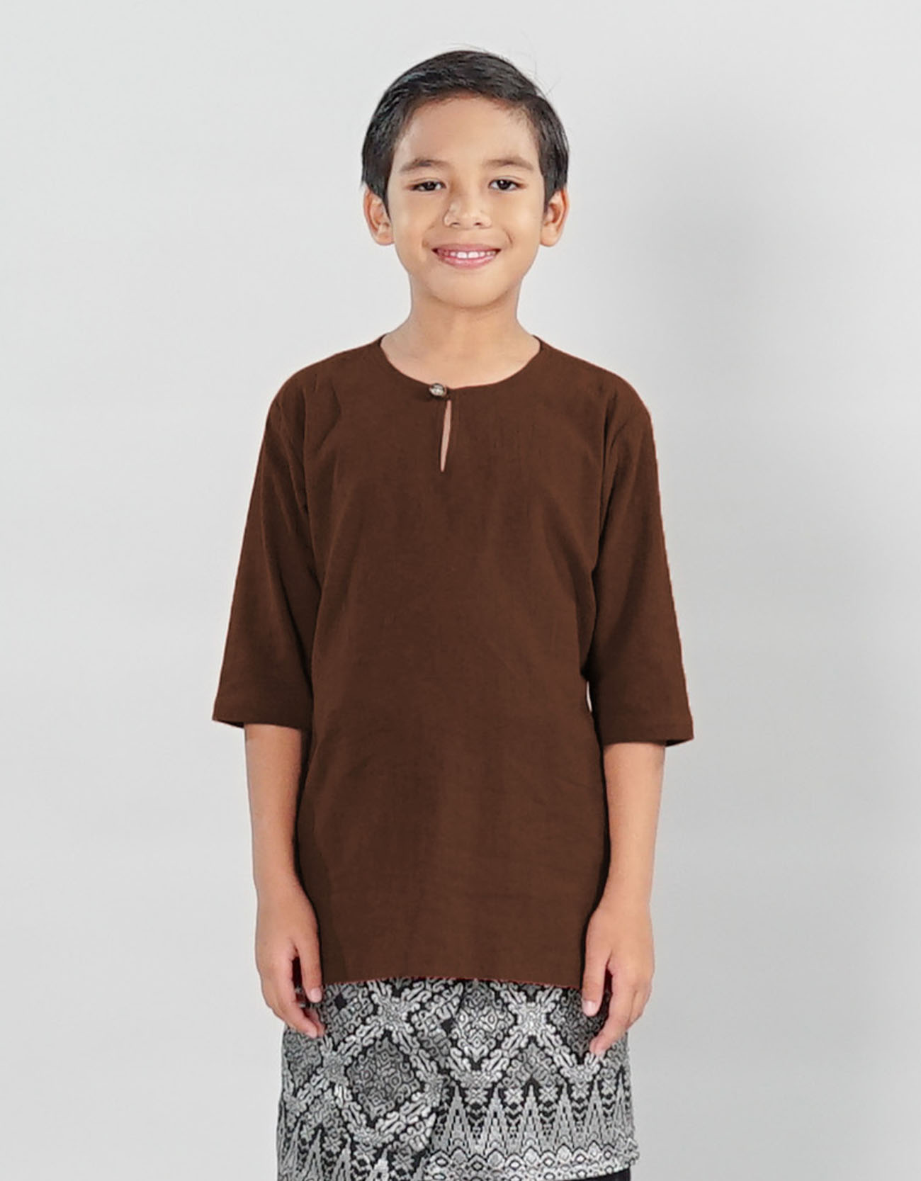 Radeen Kurta Kids - 09 Dark Brown