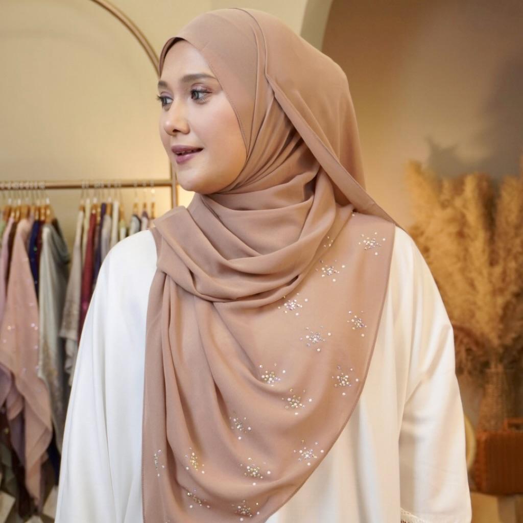 Diana Shawl Plain - 11 Cafe Latte