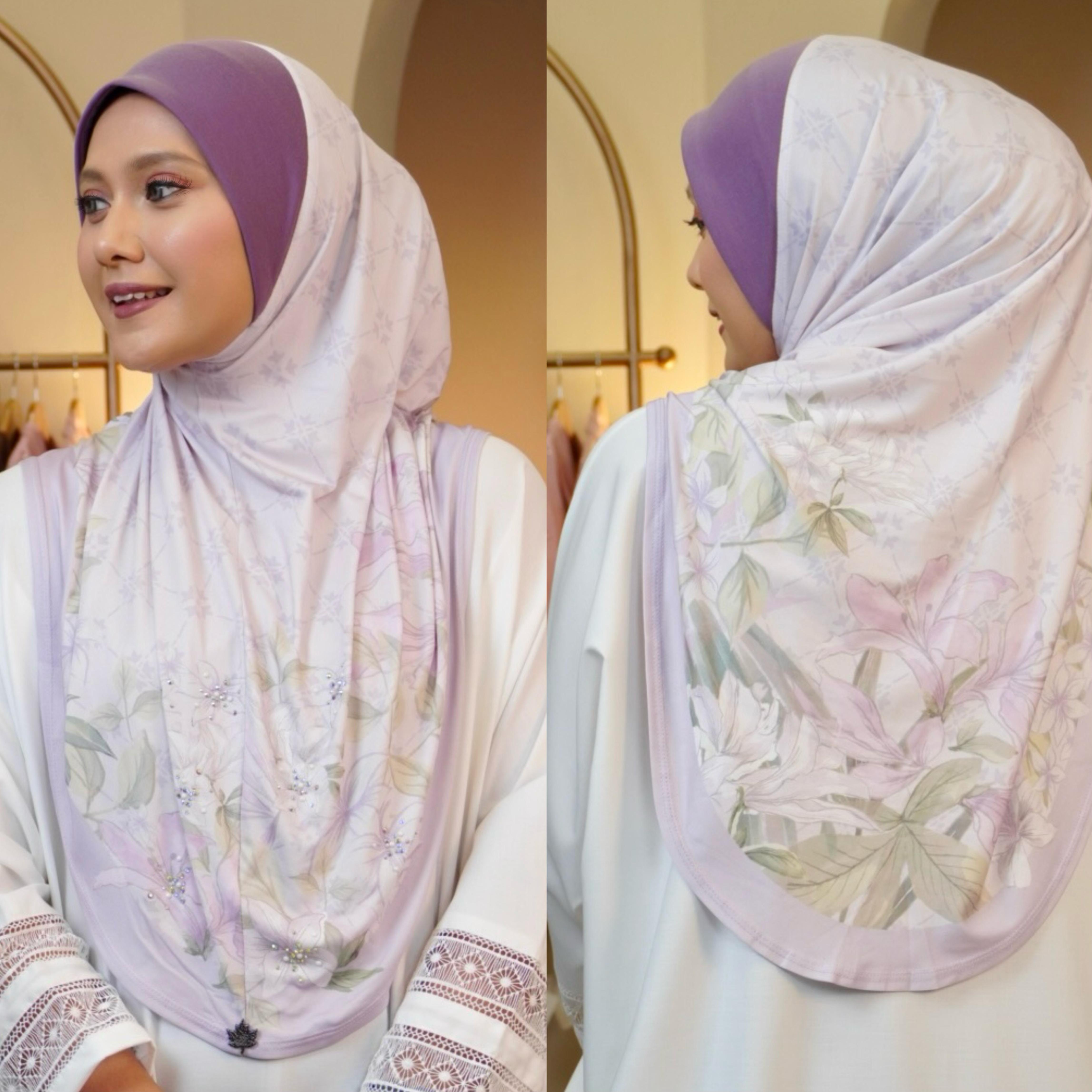 Premium Express Hijab Damia Luxe - 01 Amarilis