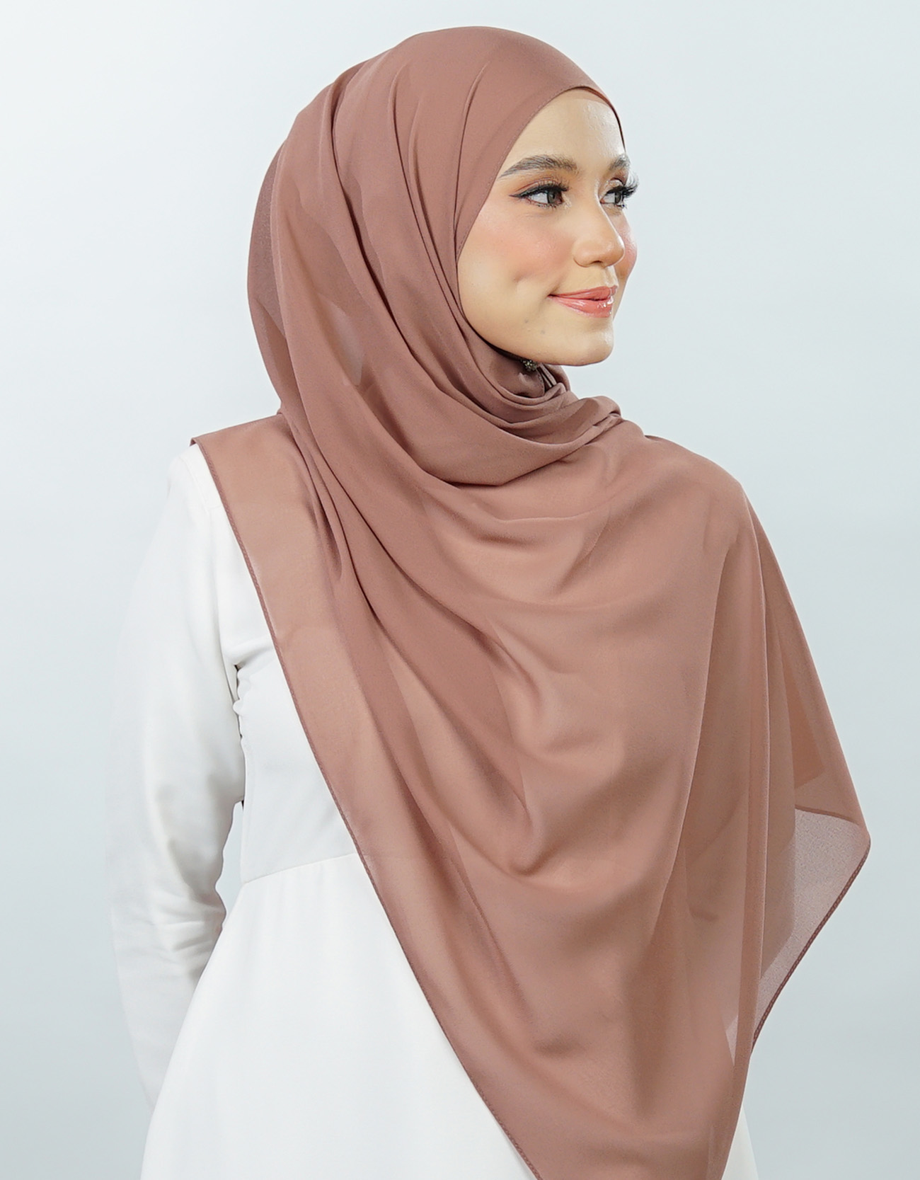 Neya Shawl Plain - 09 - Rose Dust