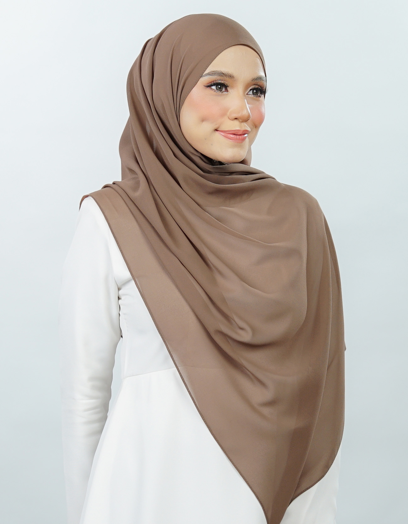 Neya Shawl Plain - 11 - Umber