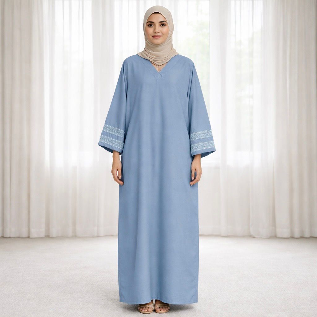 Lacy Kaftan - 03 Light Blue