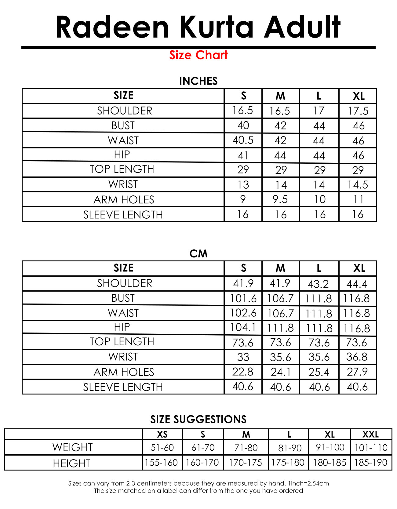 Radeen Kurta Adult - 07 Maroon