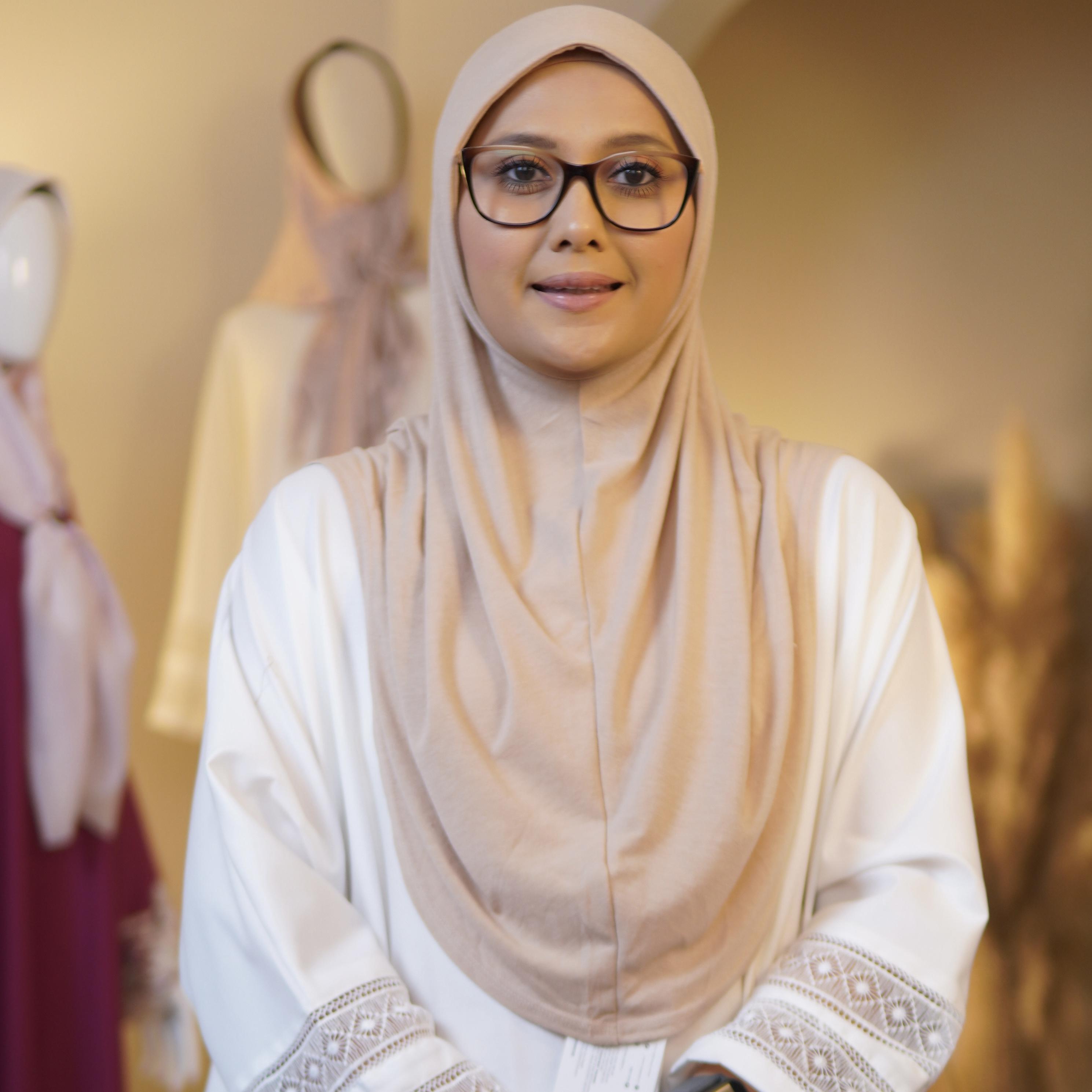 Express Hijab Damia Plain - 22 Wheat Brown